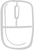 Mouse computer outline vector
