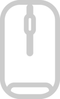 esquema de la computadora del mouse vector