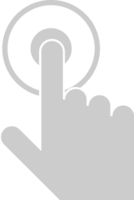 cursor de la mano del mouse vector