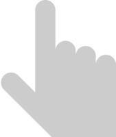 cursor de la mano del mouse vector