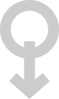 símbolo sexual vector