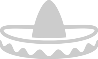 Sombrero outline vector