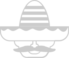 Sombrero with character vector