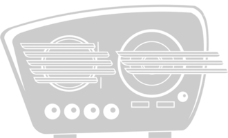 Radio vintage vector