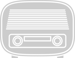 Radio vintage vector