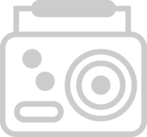 Radio outline vector