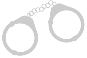 Police handcuff vector