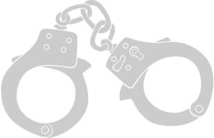 Police handcuff vector