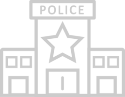 Police station vector