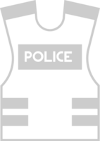 Police vest vector