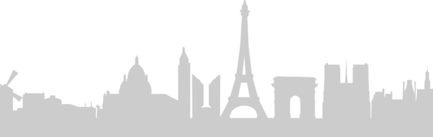 Paris landscape vector