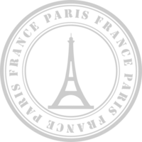 Paris stamp vector