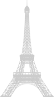 Paris detail eiffel tower vector