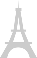 Paris eiffel tower simple icon vector