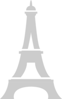 Paris eiffel tower simple icon vector