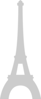 París eiffel torre sencillo icono vector