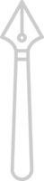 pen outline vector