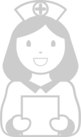 Nurse notepad vector