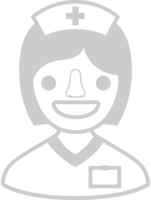 enfermero emoticon sonrisa vector