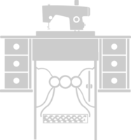 sewing machine with table vector