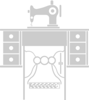 sewing machine with table vector