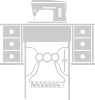 sewing machine with table vector