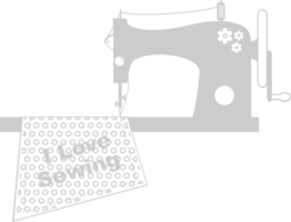 máquina de coser vector