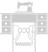 sewing machine with table vector