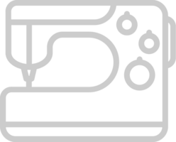 sewing machine outline vector