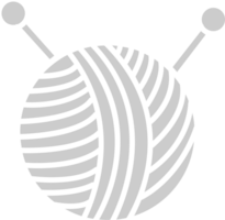 Sewing wool ball vector