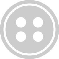 Sewing button vector