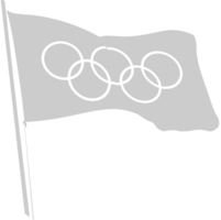 bandera olímpica vector