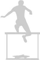 Olympic obstacle running vector