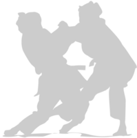 judo olímpico vector