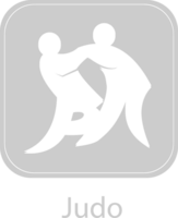 Olympic pictogram judo vector