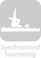 Olympic pictogram synchronized swimming vector