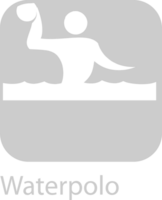 Olympic pictogram water polo vector