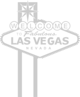 Vegas sign signature vector