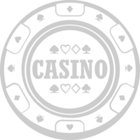 Vegas gambling chip vector