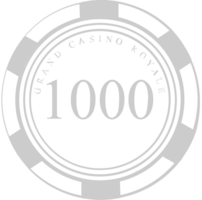 Vegas gambling chip vector