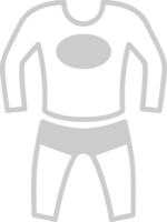 Superhero costume vector