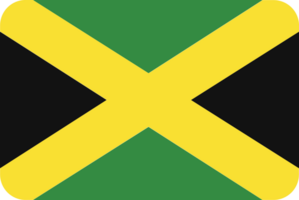 bandera de jamaica vector