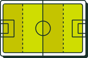 campo de fútbol vector