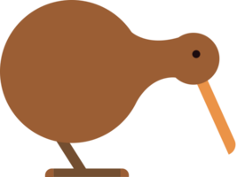 pájaro del kiwi vector