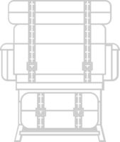 Scout equipment back pack vector