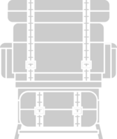 Scout equipment back pack vector