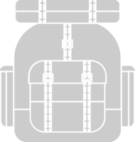 Scout equipment back pack vector