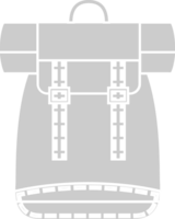 Scout equipment back pack vector