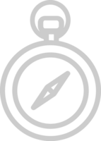 Scout equipment compass vector