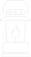 Scout equipment light  vector